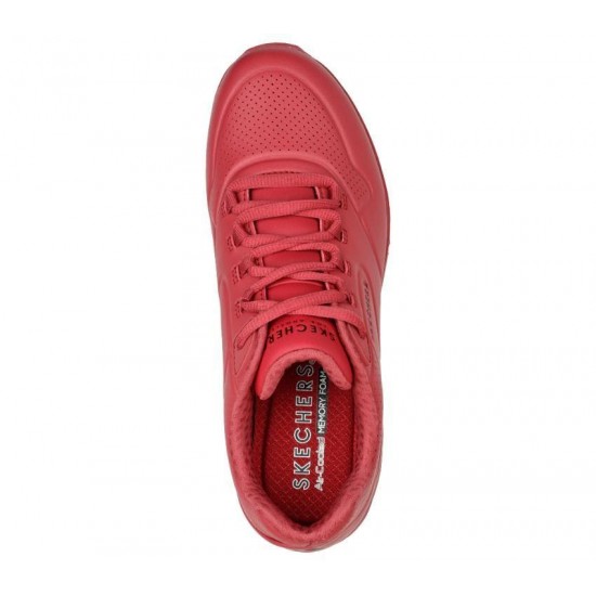 Skechers memory foam womens red on sale
